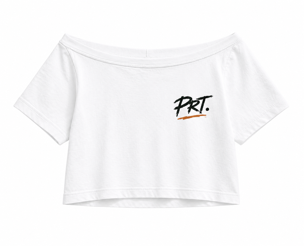 Hanging Parrot Crop Tee – Ivory
